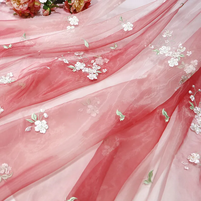 1m Flower Pear Blossoms Cloth  - Sewing Batik Fabric ulasan dan harga