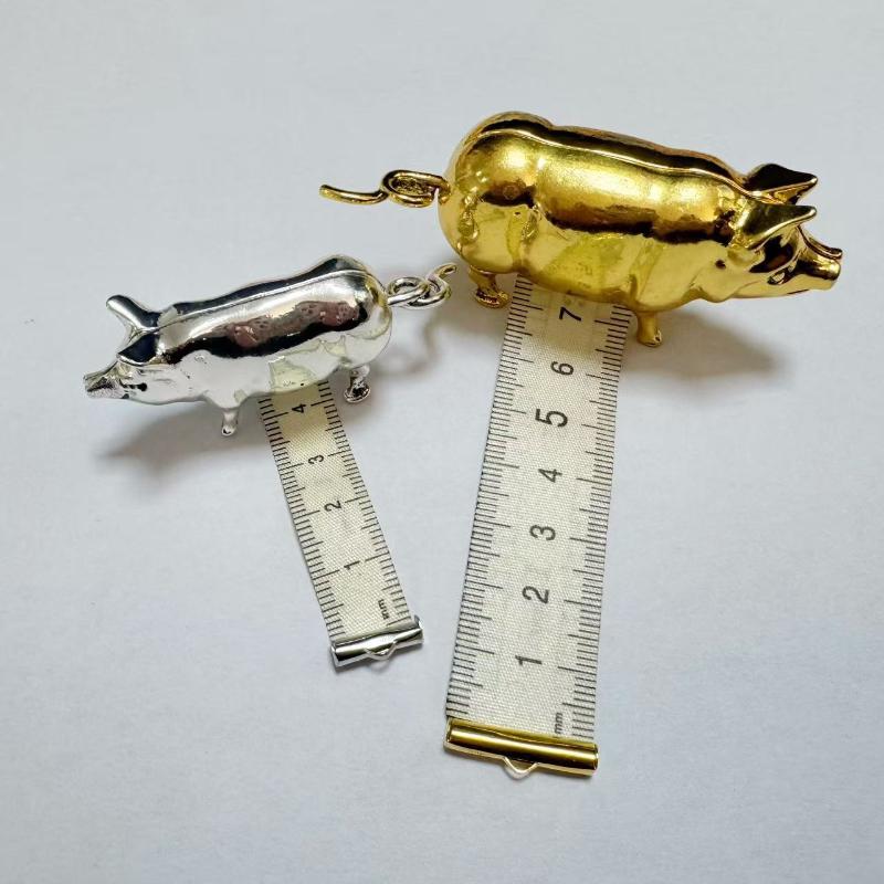 (Ce14)Antique Pig Mini Tape Me - Sewing Gauge Ruler ulasan dan harga