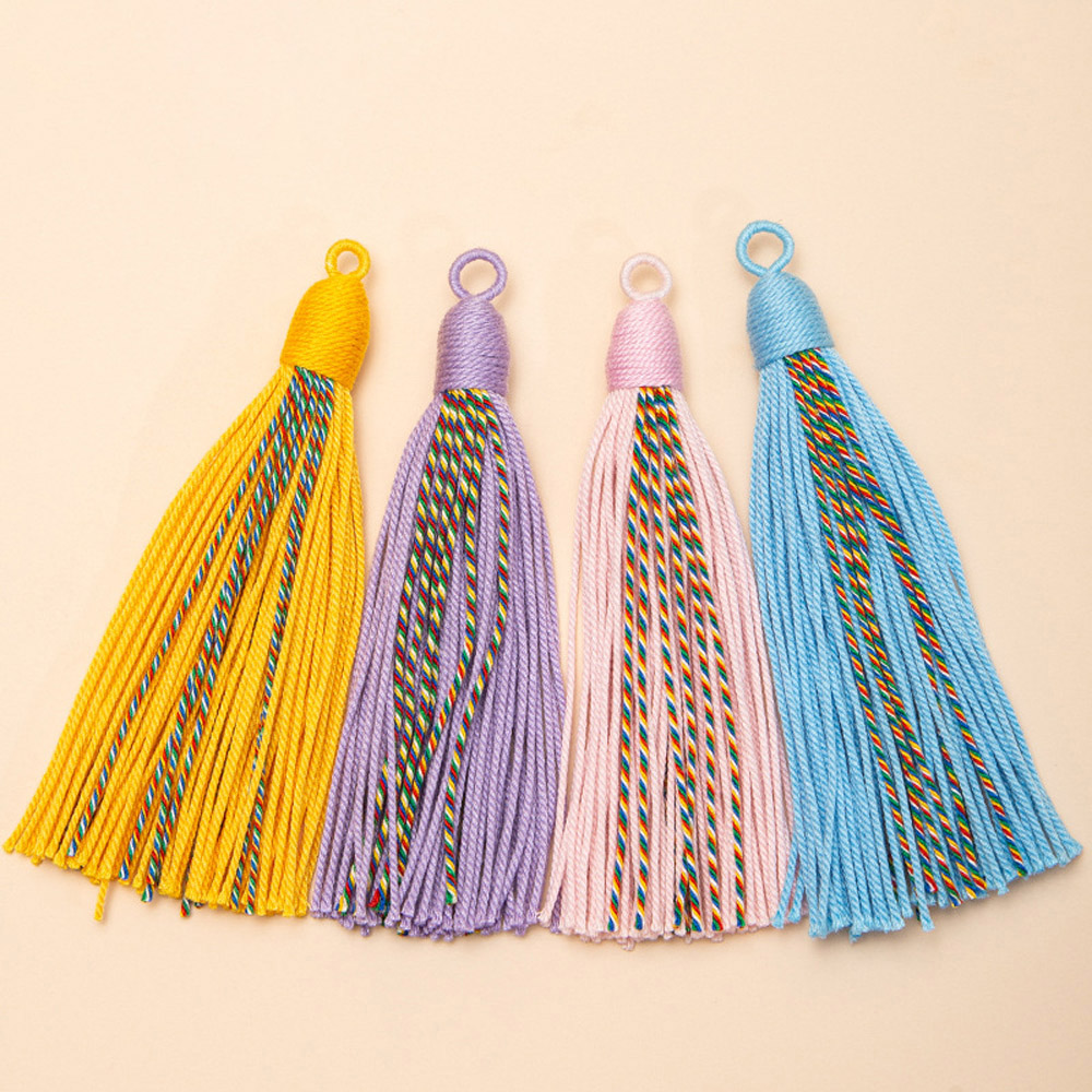4pcs 11cm Cotton Thread Tassel - Sewing Thread In Textile ulasan dan harga