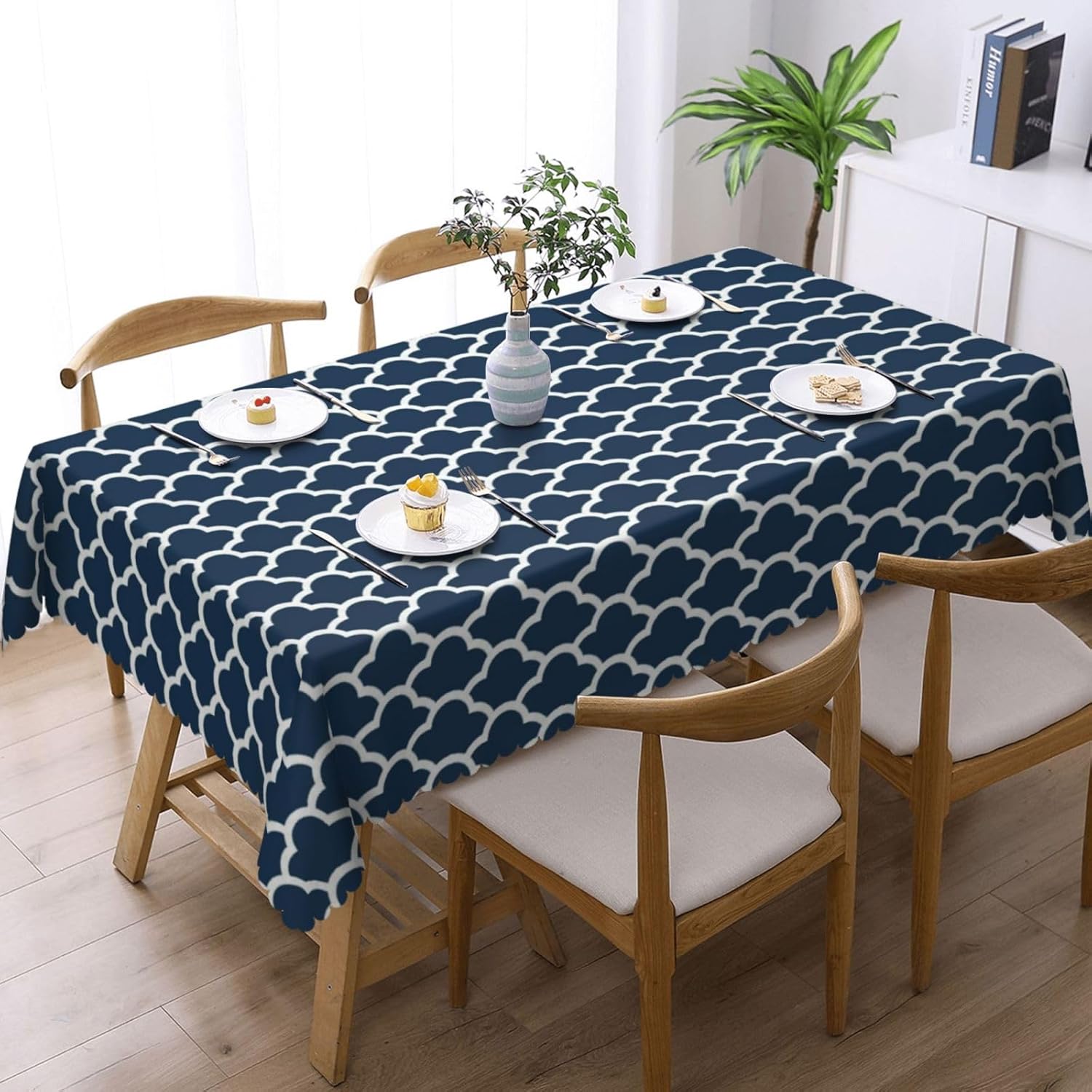 Blue Tablecloth Navy Cloud Sea - Century Textile & Sewing Supply Avenue C North Saskatoon Sk ulasan dan harga