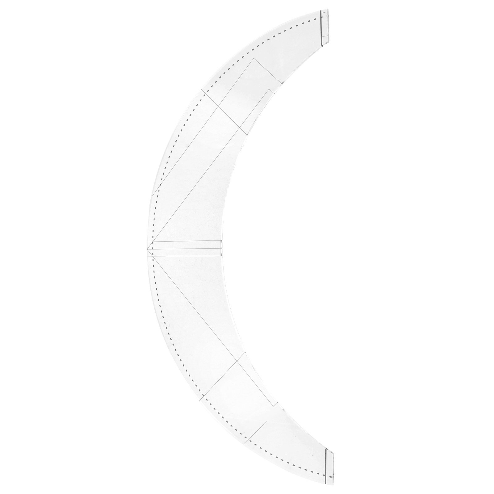 Multifunctional Acrylic Patchw - Sewing Gauge Ruler ulasan dan harga