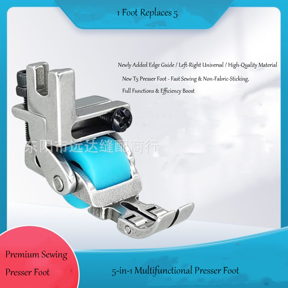 T5 3-Roller Left-Right Edge Gu - Textile Sewing Machine ulasan dan harga