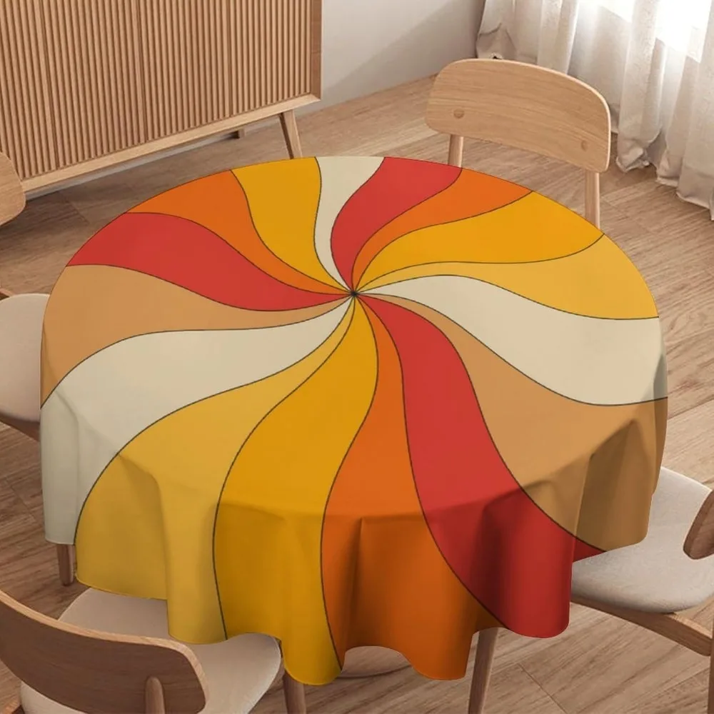 Retro Groovy Swirl Round Table - Century Textile & Sewing Supply Avenue C North Saskatoon Sk ulasan dan harga