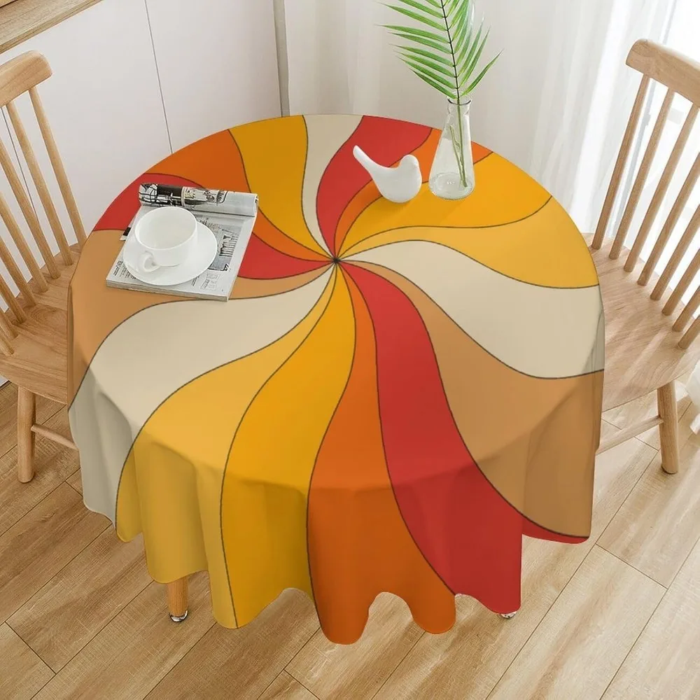 Retro Groovy Swirl Round Table - Century Textile & Sewing Supply Avenue C North Saskatoon Sk ulasan dan harga