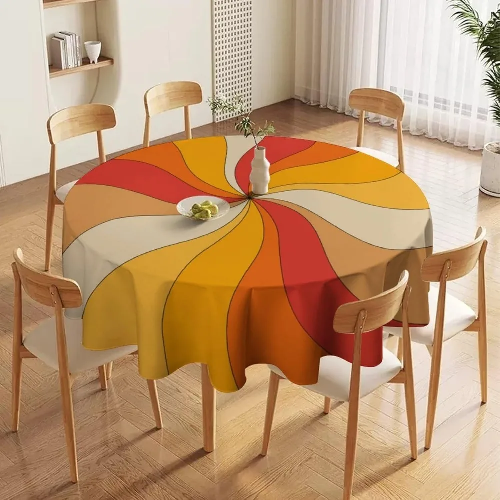 Retro Groovy Swirl Round Table - Century Textile & Sewing Supply Avenue C North Saskatoon Sk ulasan dan harga